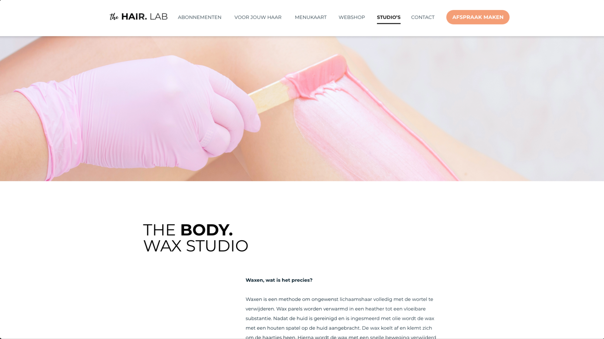 The Body. Wax studio